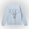 Creamy blue elefante
