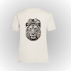 Camiseta león algodón orgánico mujer
