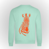 Sudadera Hombre Streetware | Cebra Naranja – vista 4