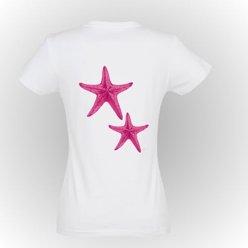 Camiseta mujer | Estrellas rosas – vista 7