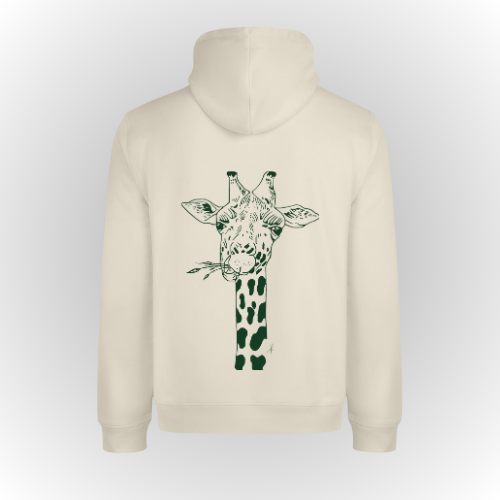 Hoodie Streetware | Jirafa verde