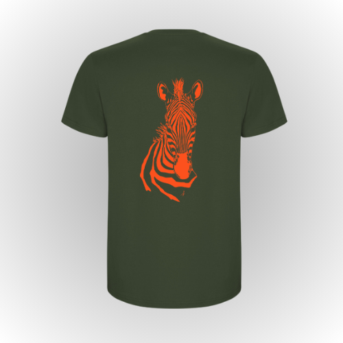 Camiseta Kids | Cebra Naranja