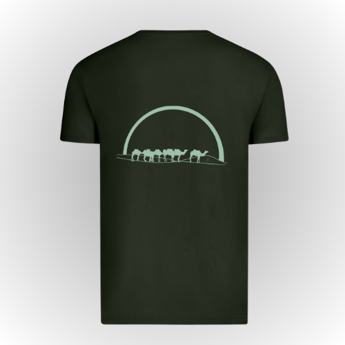 Camiseta hombre| Desierto Verde Manzana