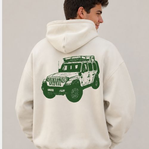 Hoodie Hombre Wildlife | Jeep – vista 2