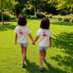 Camiseta Kids | Flamenco rosa – vista 2